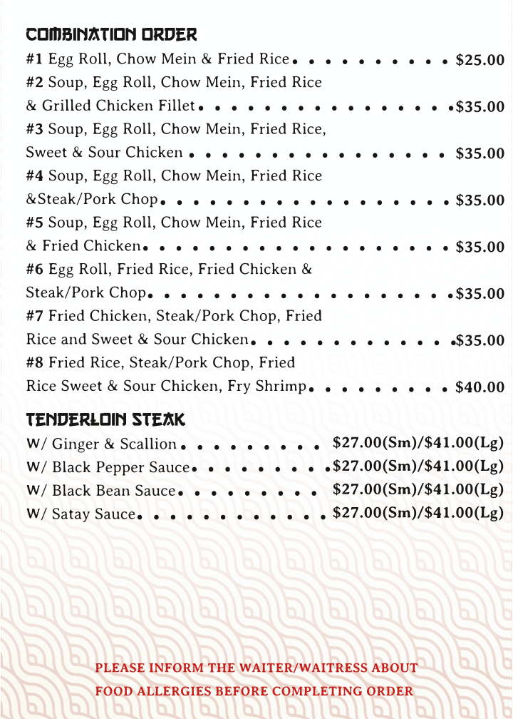 Menu Chon Saan Palace Belmopan-1