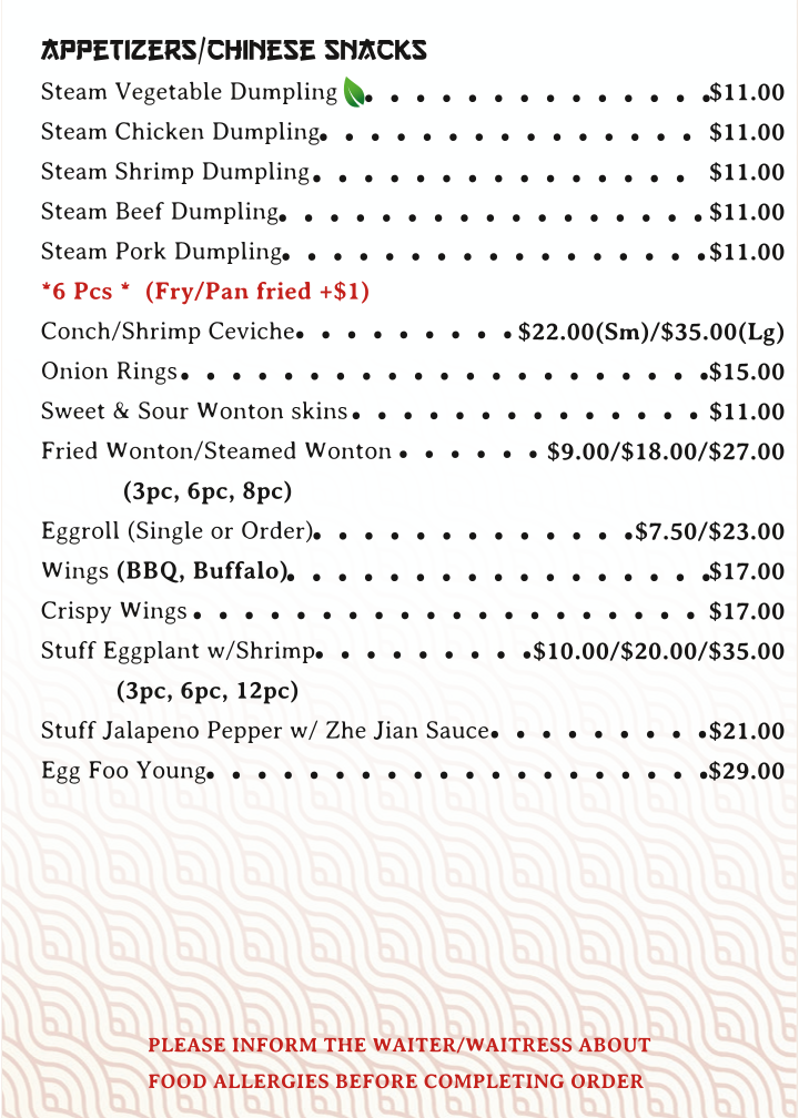 Menu Chon Saan Palace Belmopan-4