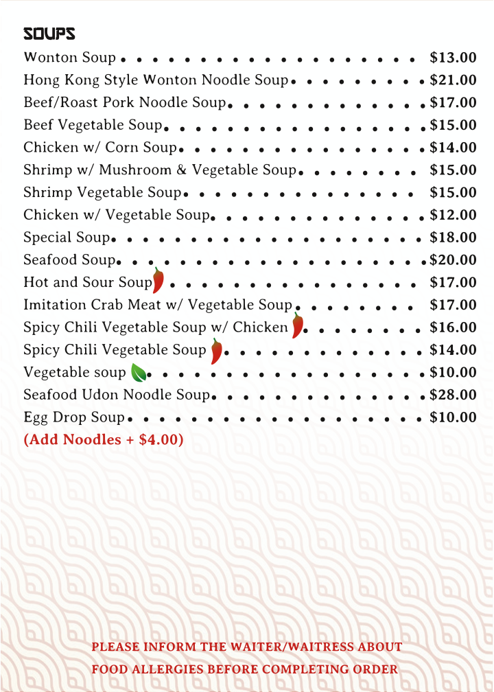 Menu Chon Saan Palace Belmopan-8