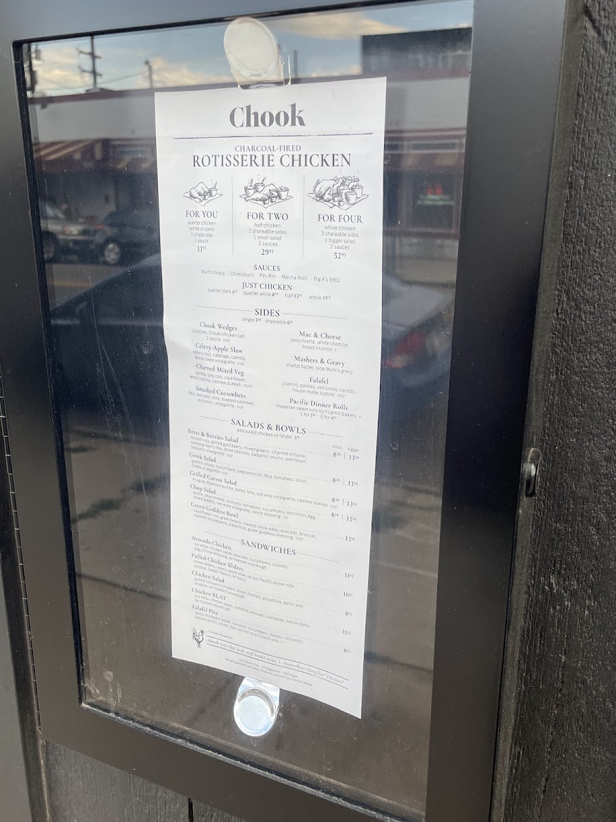 Menu Chook-8