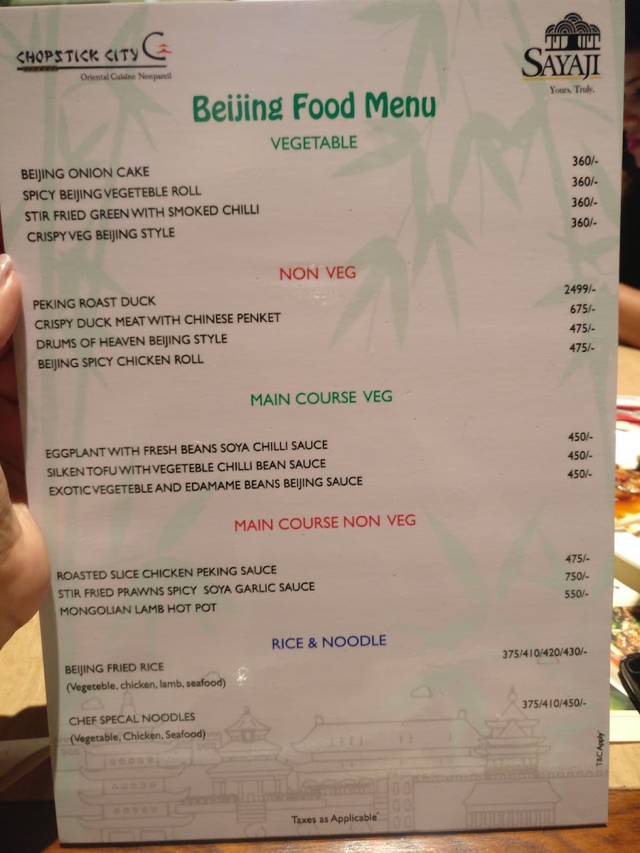 Menu Chopstick City-1