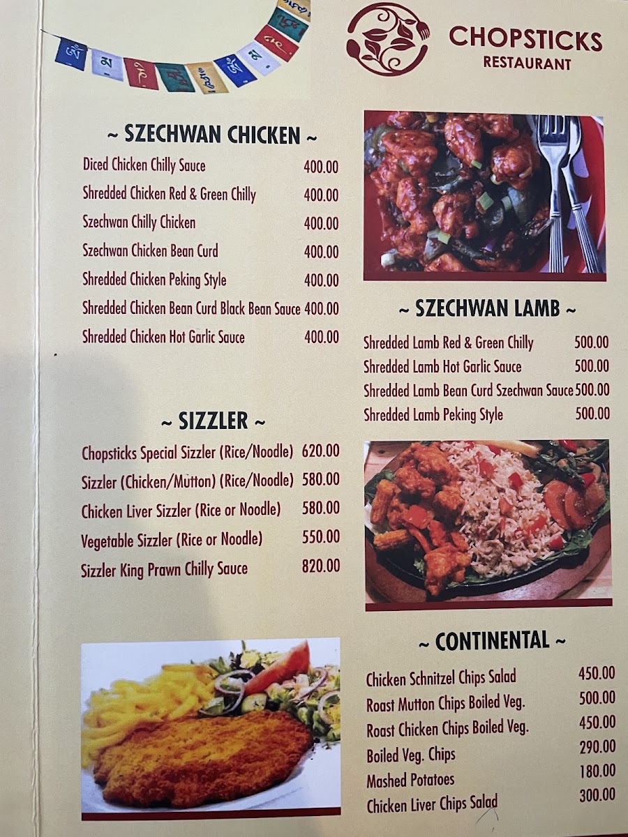 Menu Chopsticks Restaurant-1