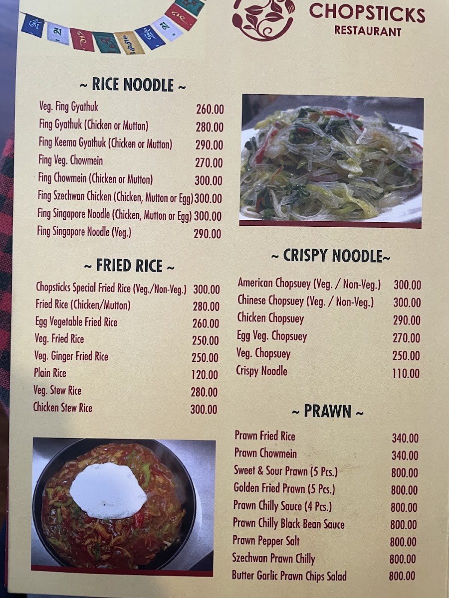 Menu Chopsticks Restaurant-10