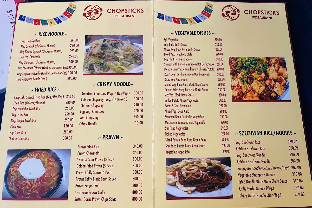Menu Chopsticks Restaurant-8