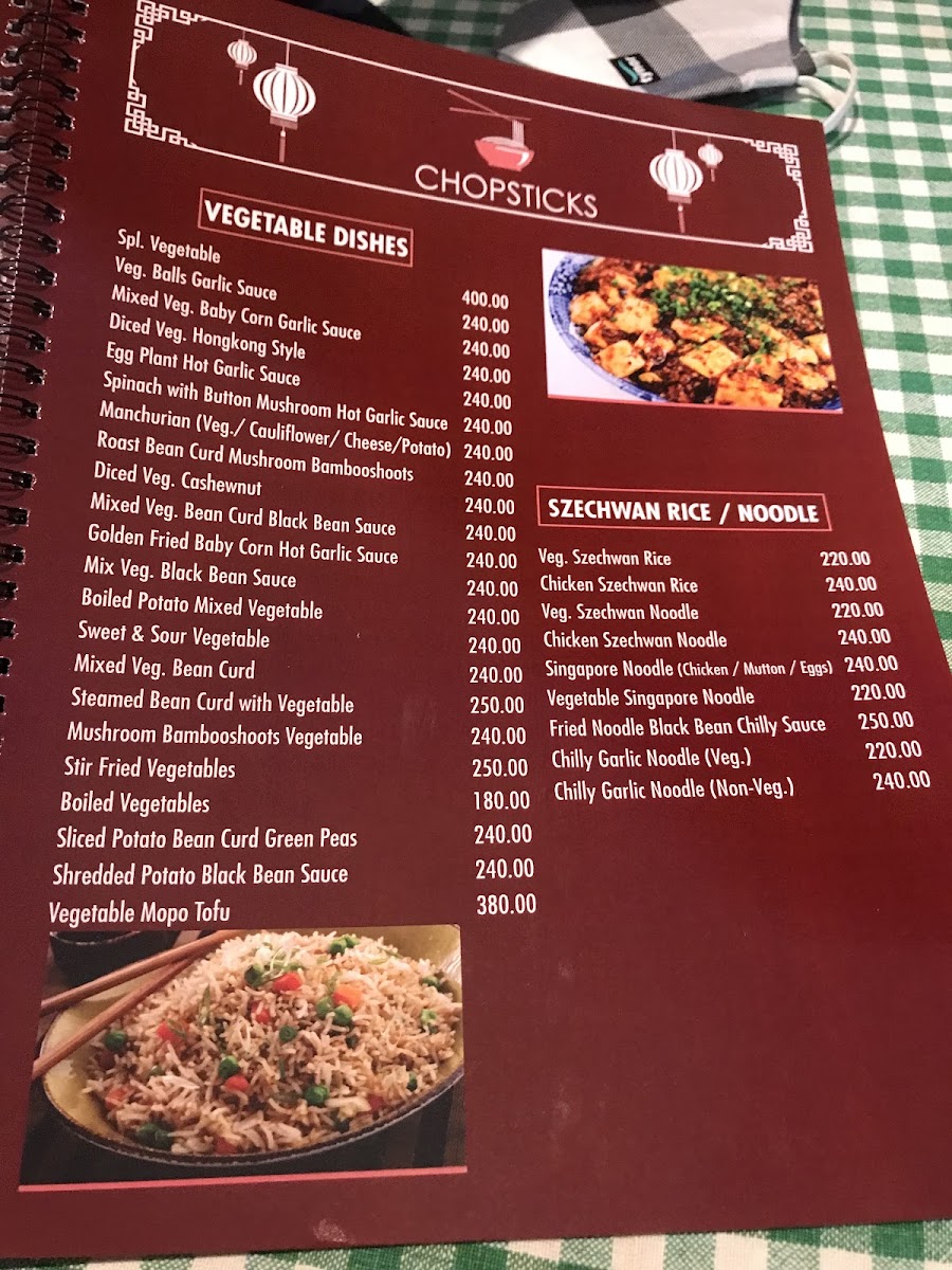 Menu Chopsticks Restaurant-9