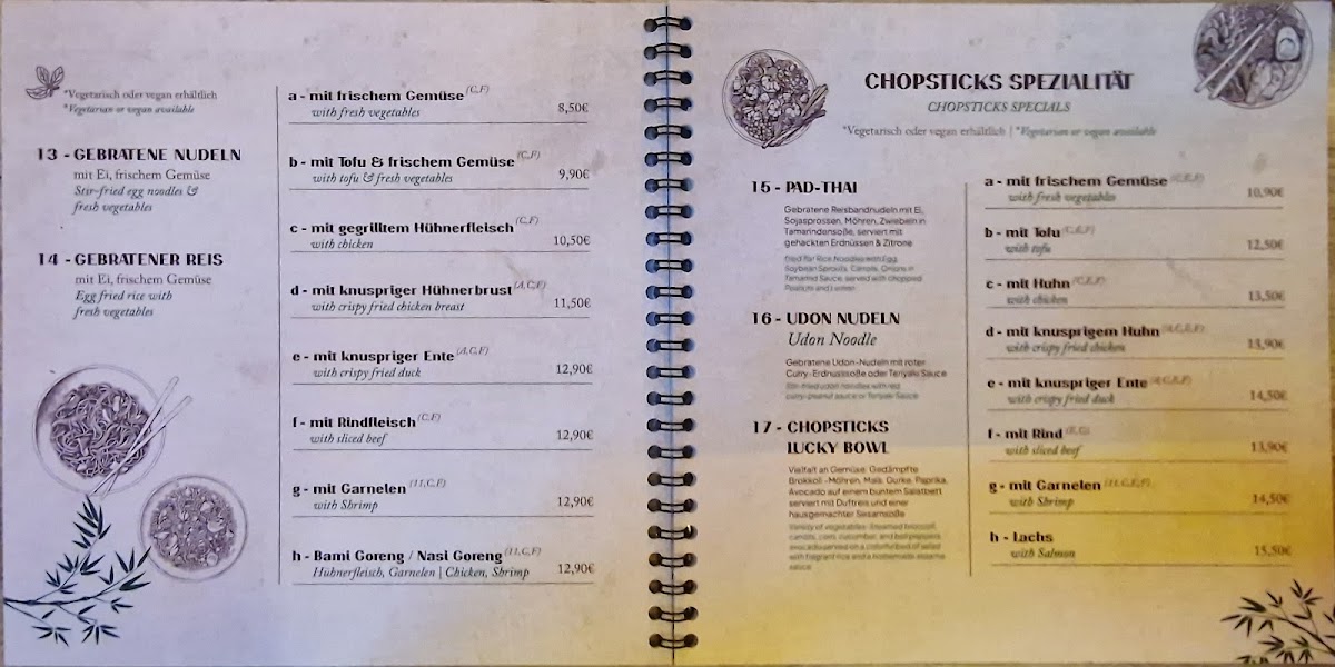 Menu Chopsticks Stadtmitte-8