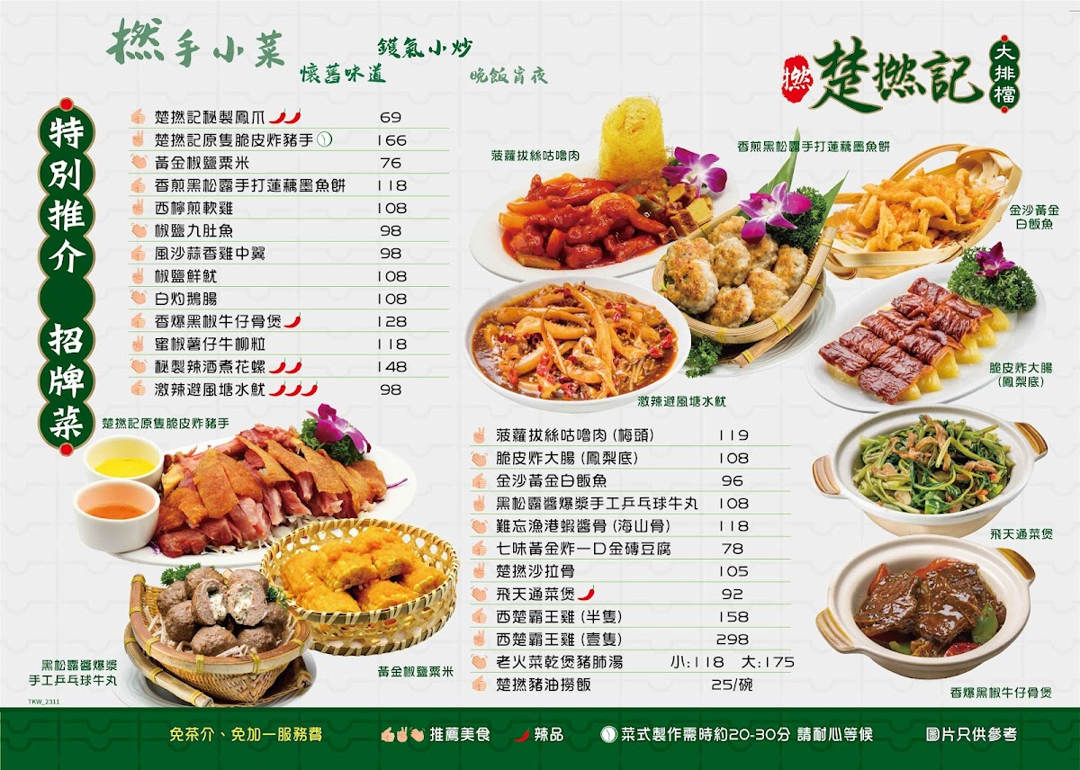 Menu Chorland Cookfood Stall-7