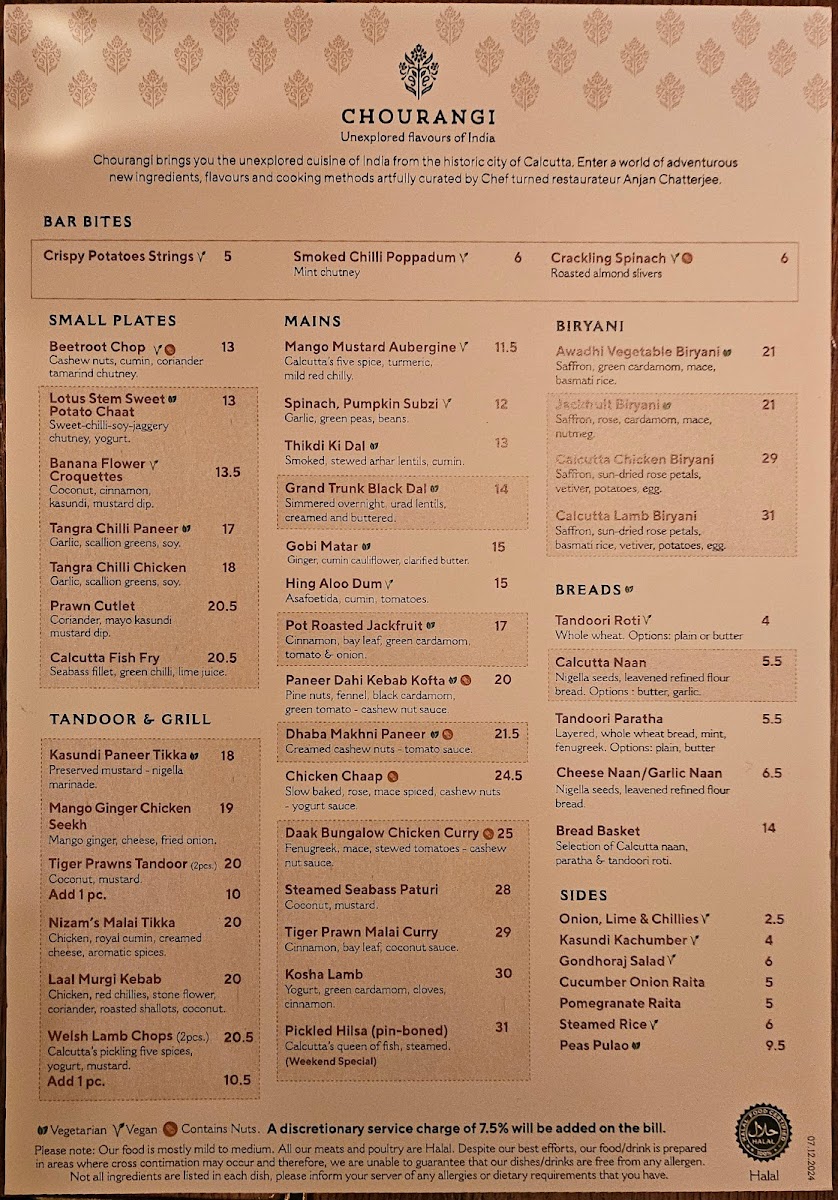Menu Chourangi-5