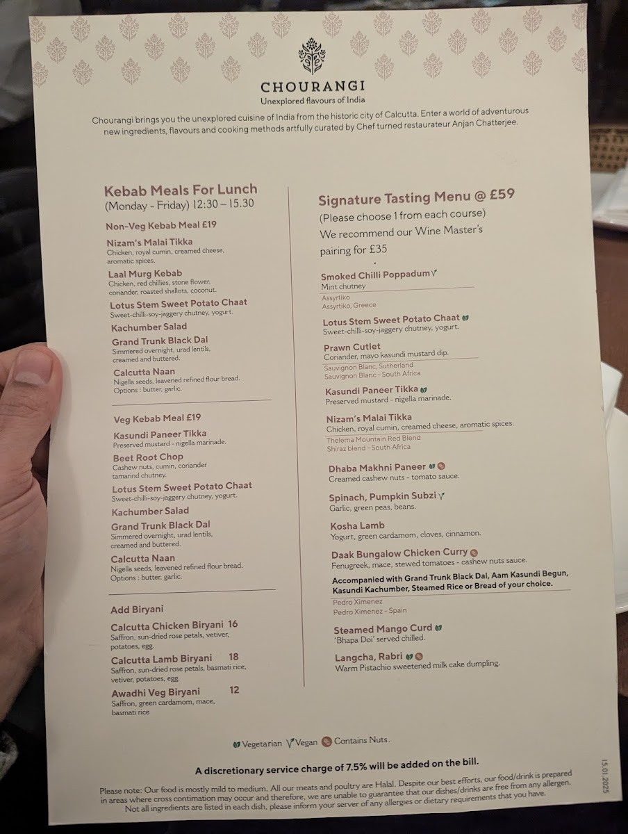 Menu Chourangi-7