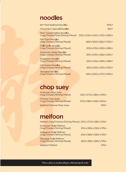 Menu Chowman (Kalyan Nagar)-1