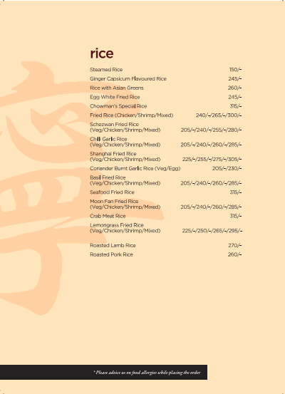 Menu Chowman (Kalyan Nagar)-9