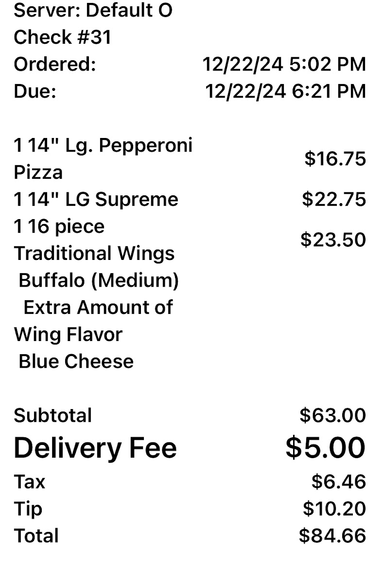 Menu Chris' Pizza Village Sango-5