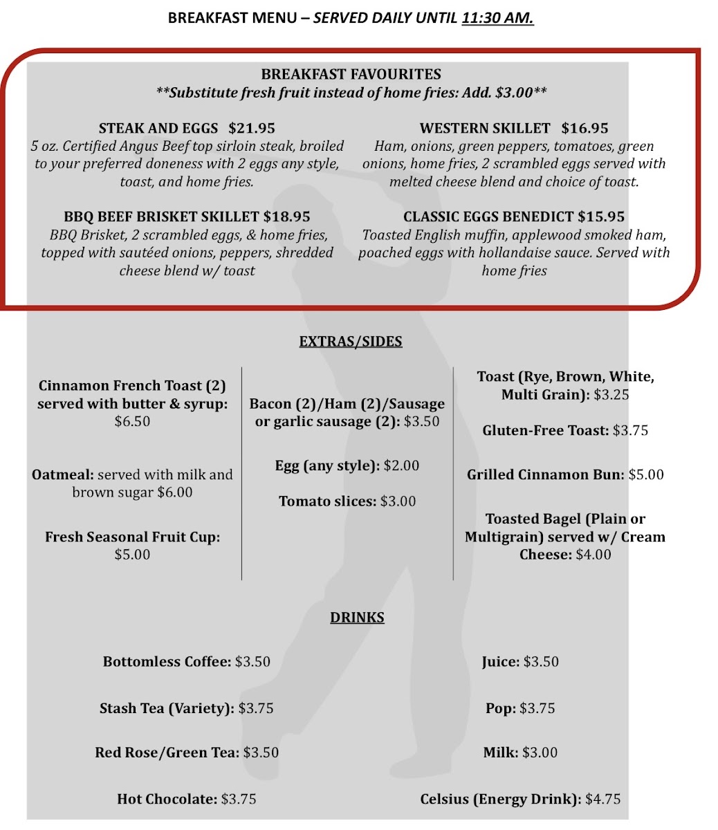 Menu Chrissea's Restaurant & Catering At The Players Course-3