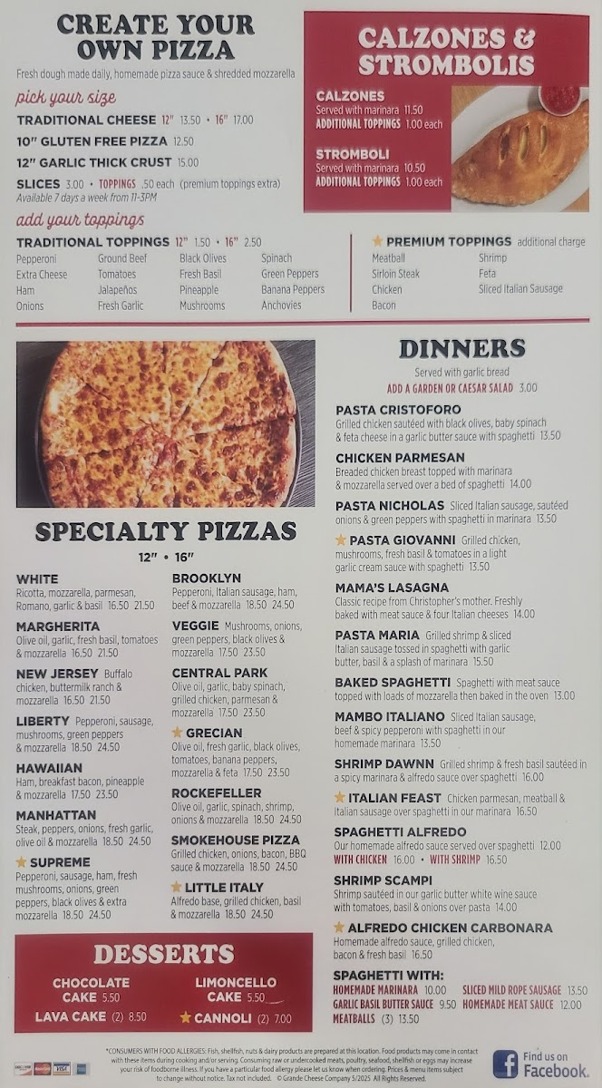 Menu Christopher's Pizza-1