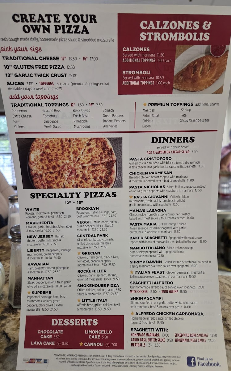 Menu Christopher's Pizza-4