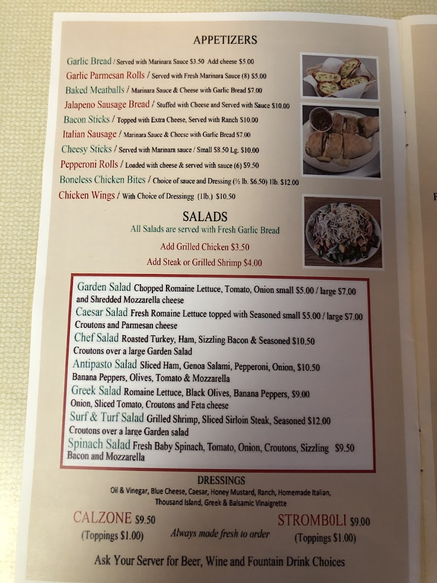 Menu Christopher's Pizza-7