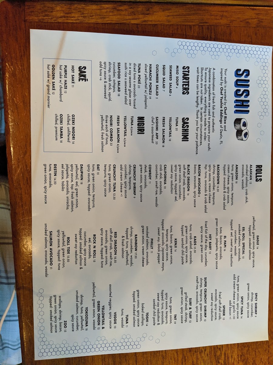 Menu Chuck's Fish Mobile-10