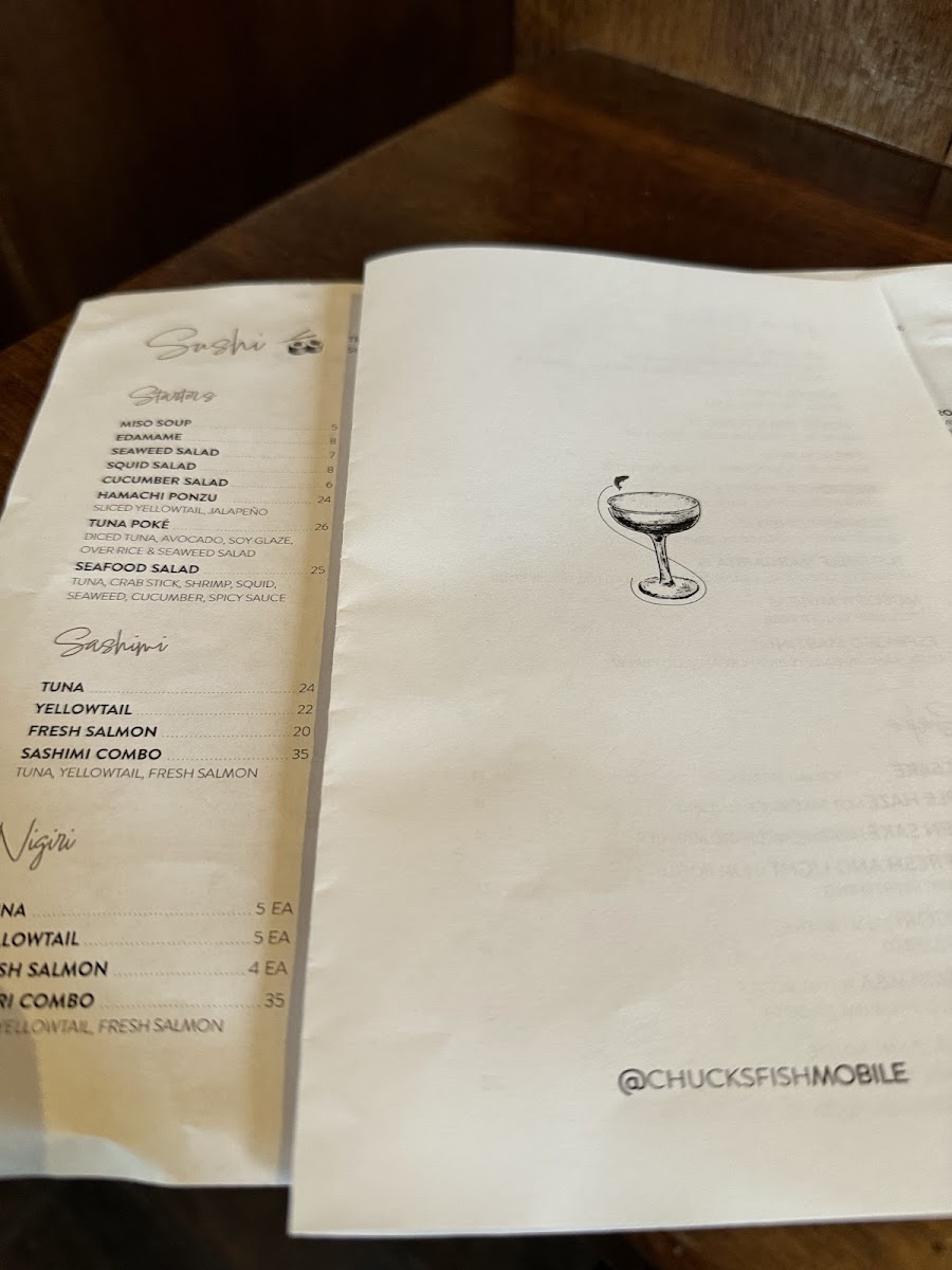 Menu Chuck's Fish Mobile-6