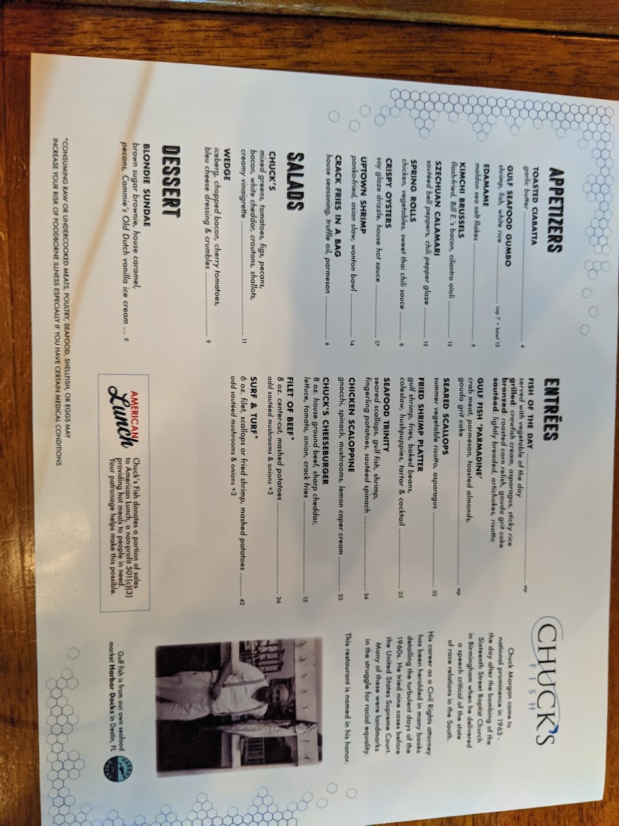 Menu Chuck's Fish Mobile-9