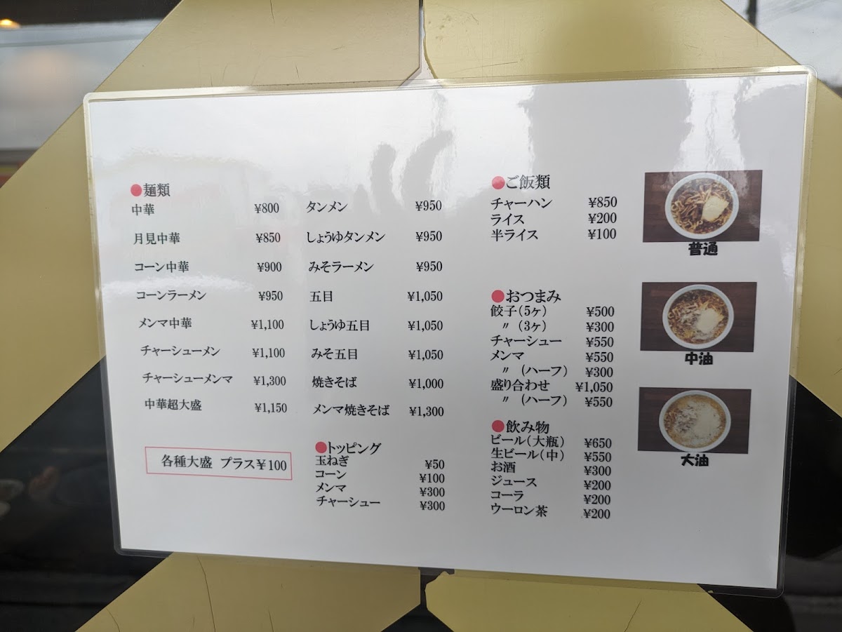 Menu Chukatei-6