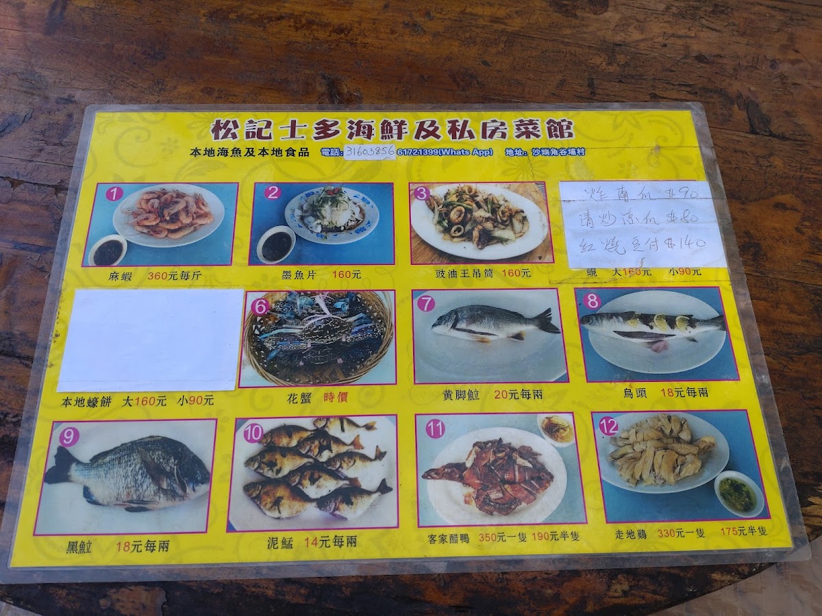 Menu Chung Kee Store-1