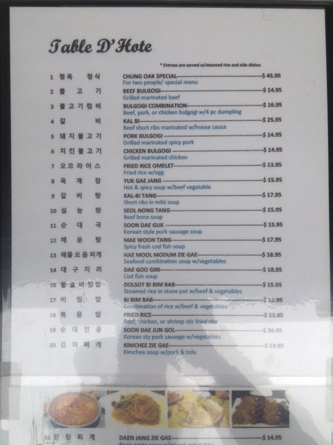 Menu Chung Oak Korean Restaurant-3