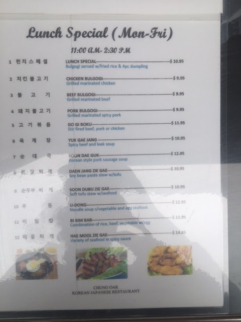 Menu Chung Oak Korean Restaurant-5