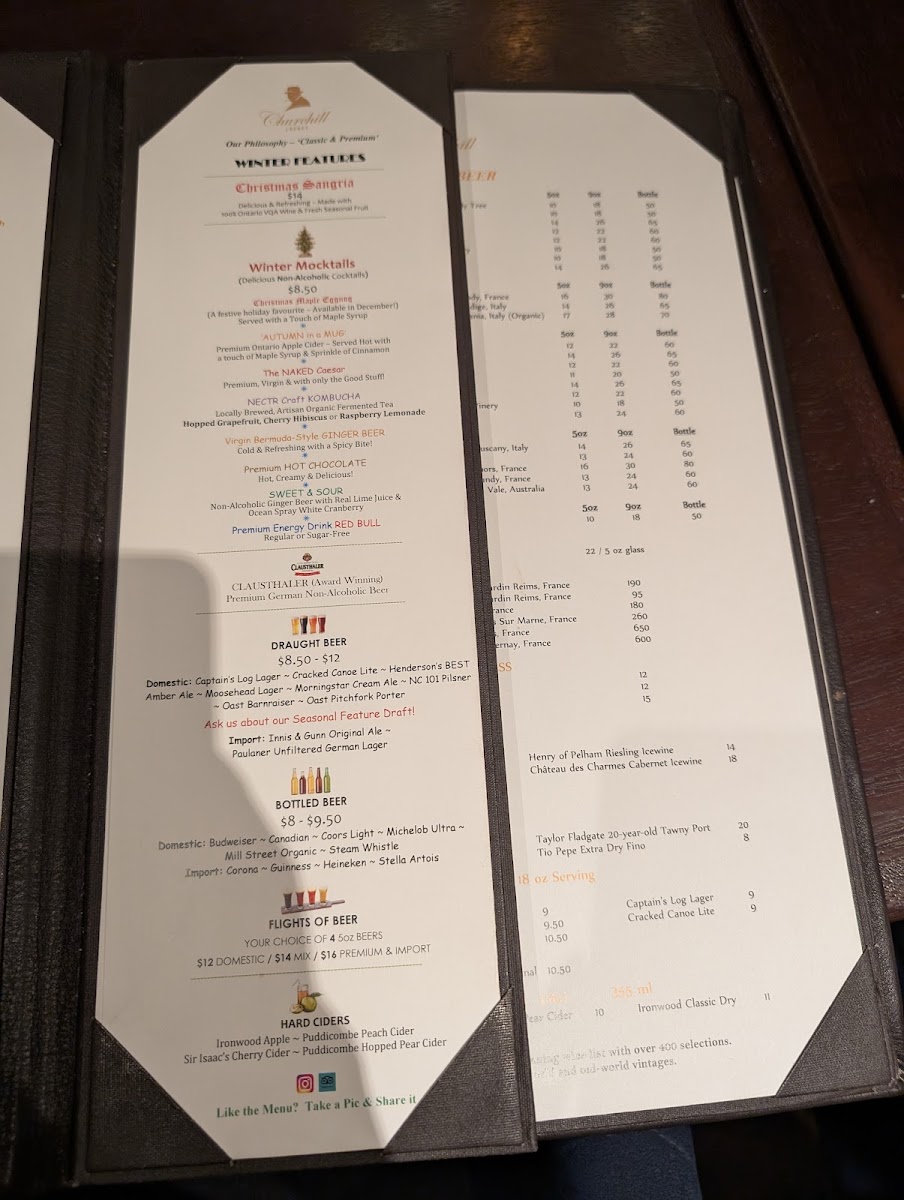 Menu Churchill Lounge-10