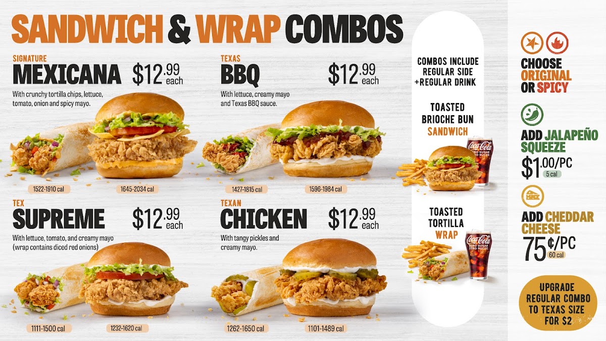 Menu Church's Texas Chicken - Fried Chicken York-1