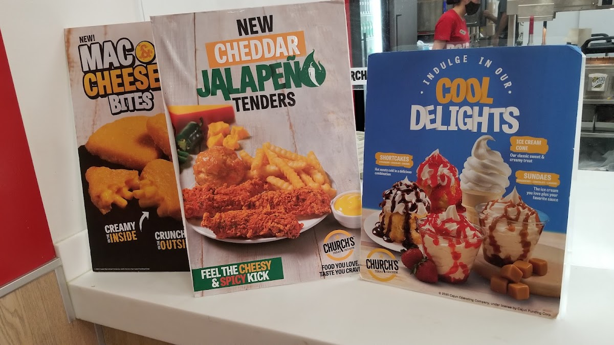 Menu Church's Texas Chicken - Fried Chicken York-10