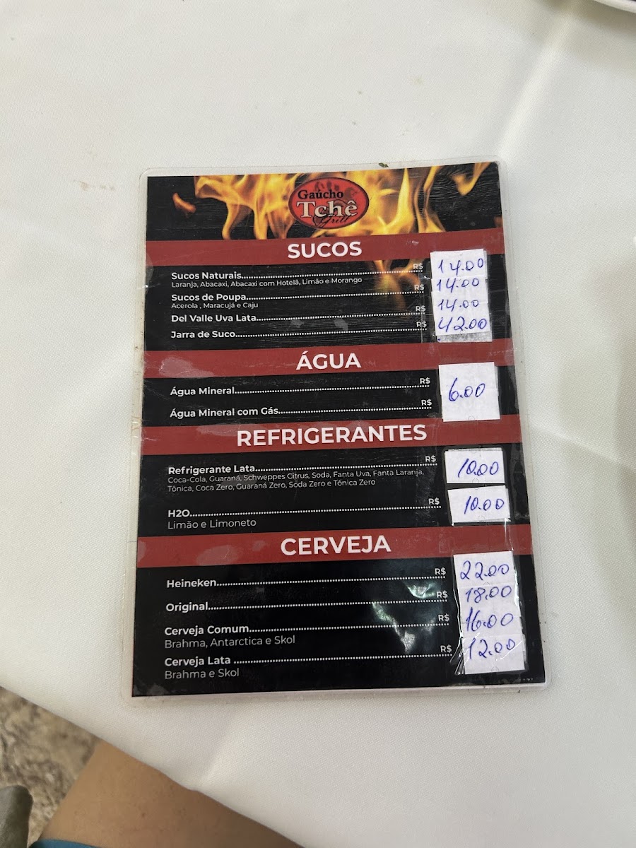 Menu Churrascaria Gaúcho Tchê-1