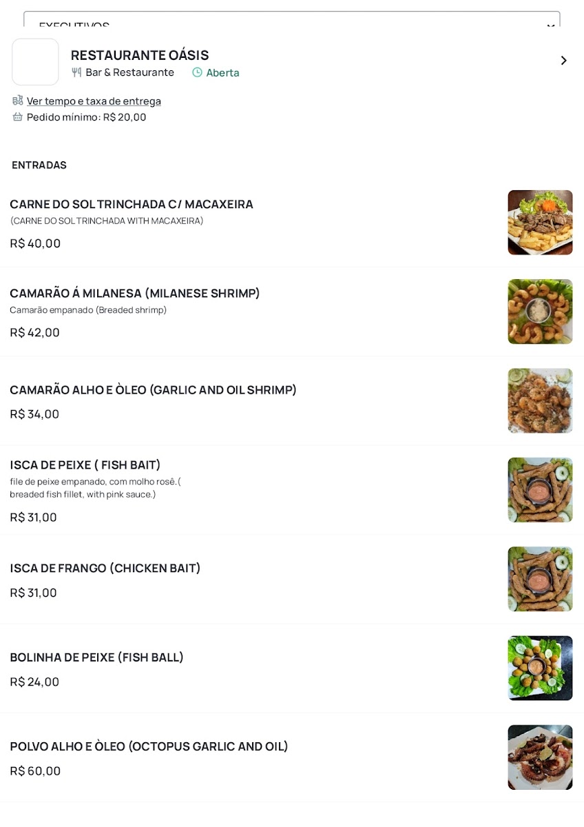 Menu Churrascaria Oásis-7