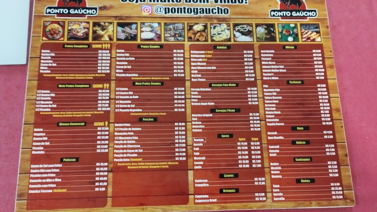 Menu Churrascaria Ponto Gaúcho-1