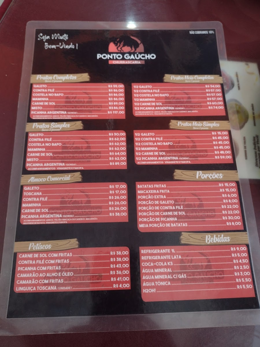 Menu Churrascaria Ponto Gaúcho-9