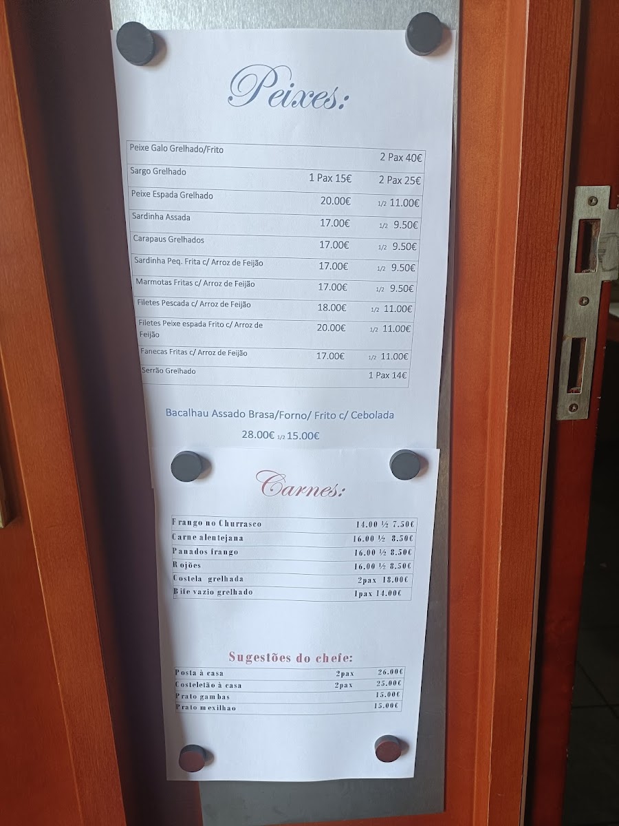 Menu Churrasqueira O Pescador-2