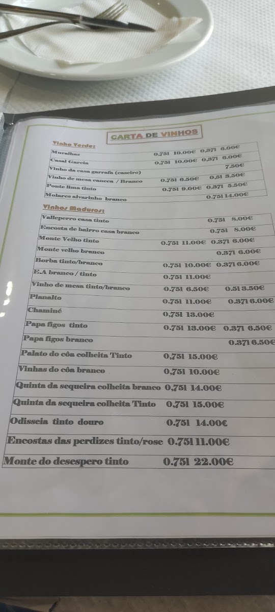 Menu Churrasqueira O Pescador-7