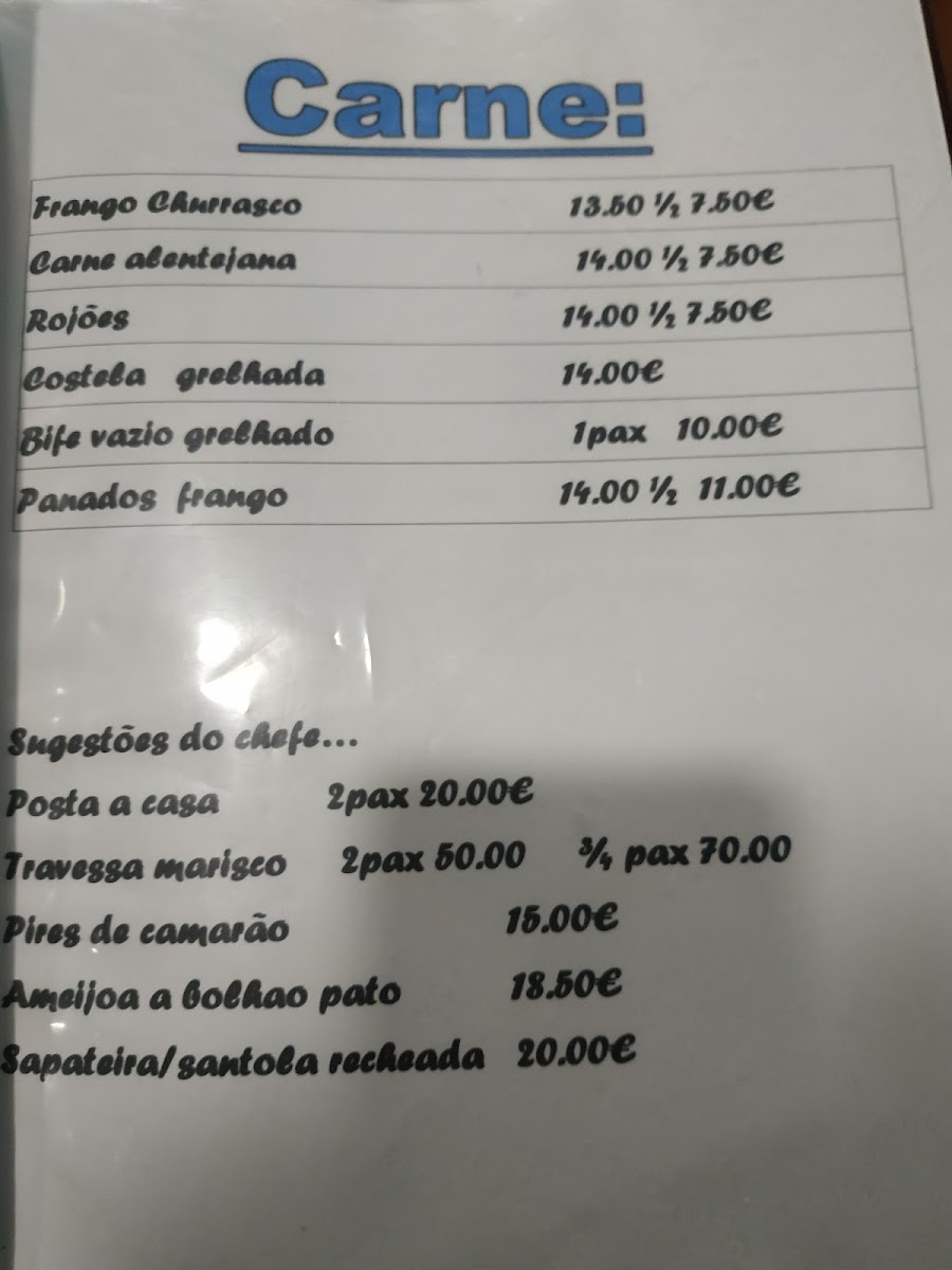 Menu Churrasqueira O Pescador-8