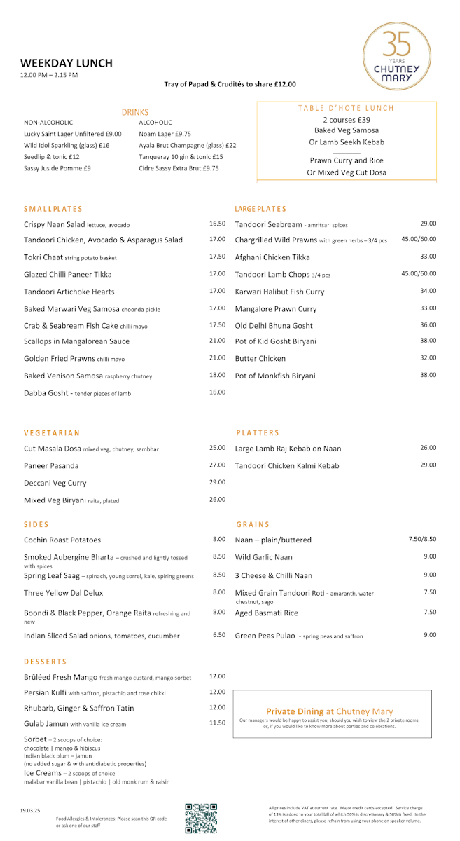 Menu Chutney Mary-1