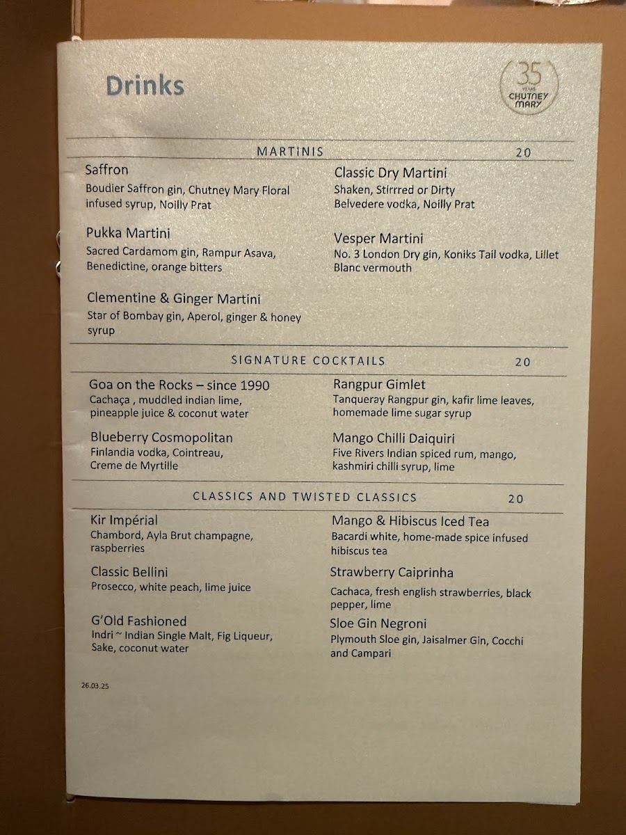 Menu Chutney Mary-5