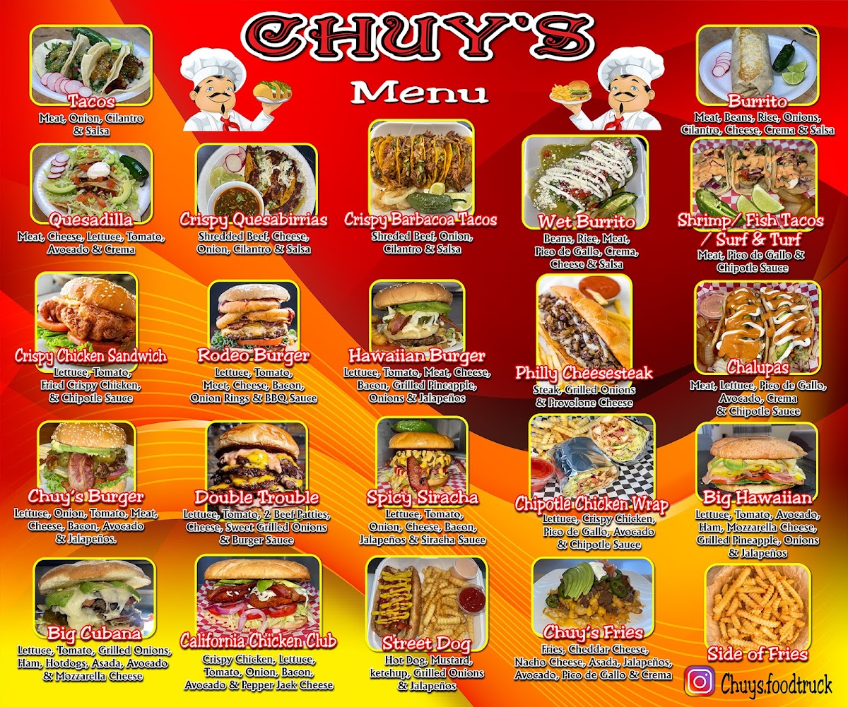 Menu Chuy’S Foodtruck-1
