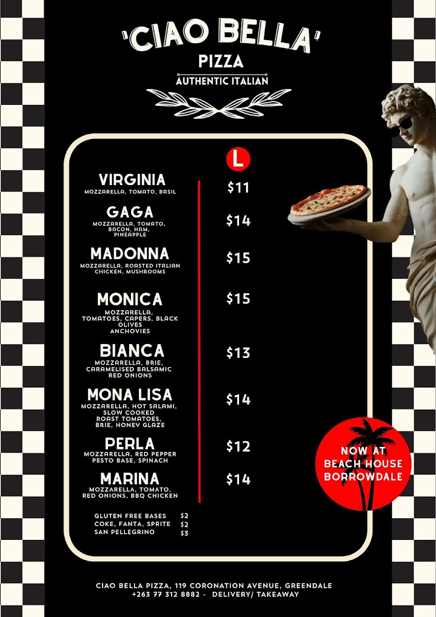 Menu Ciao Bella Pizza-1