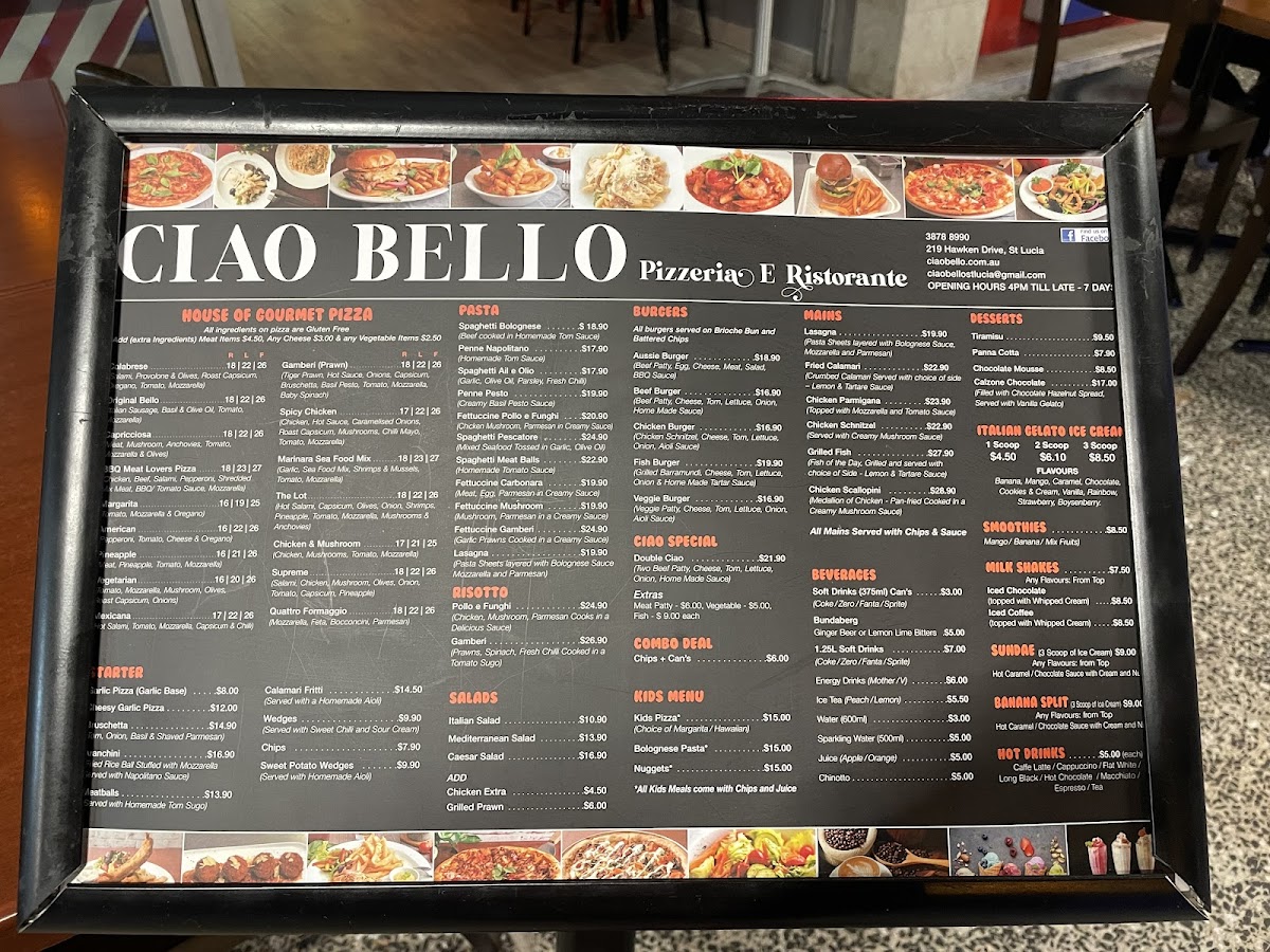 Menu Ciao Bello-9