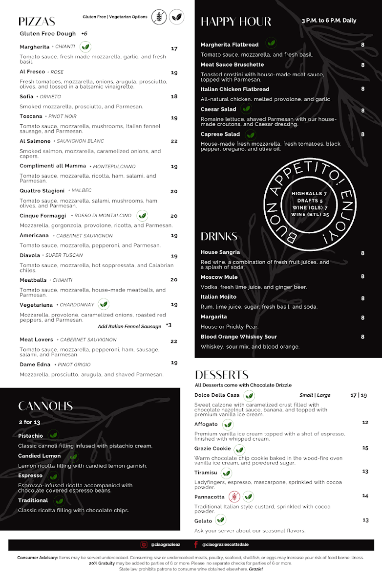 Menu Ciao Grazie-1