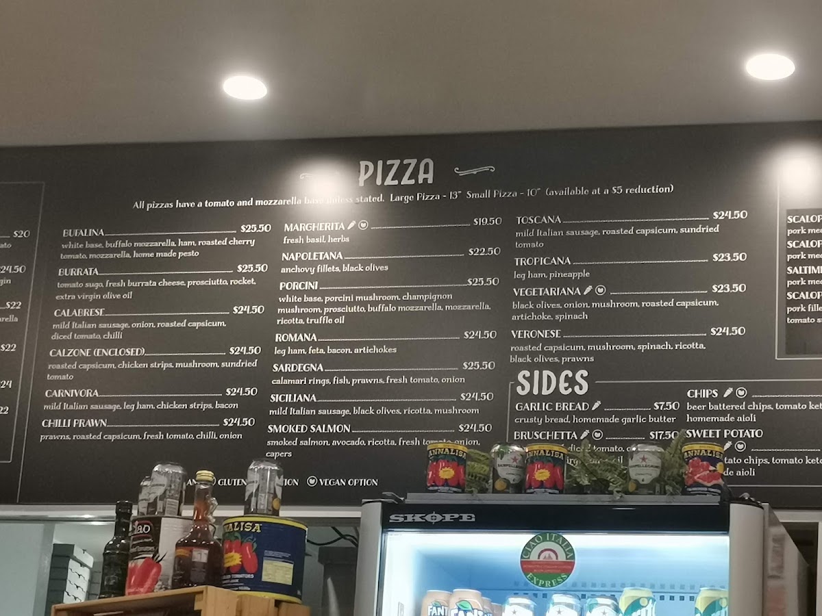Menu Ciao Italia Express-5