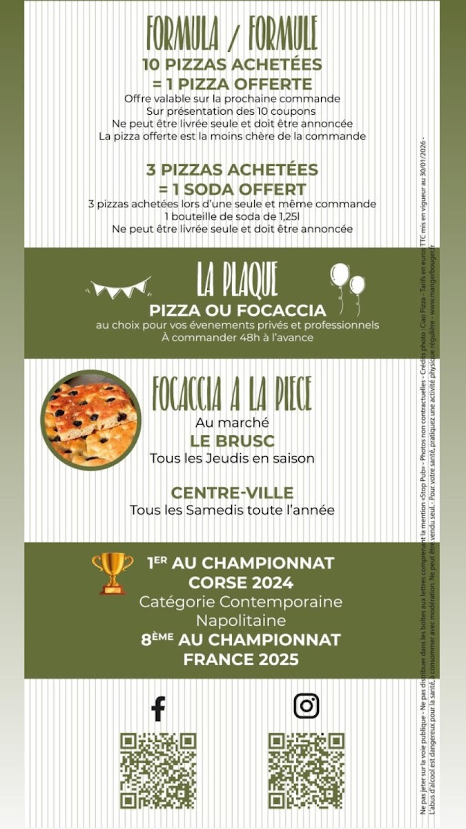 Menu Ciao Pizza Napoletana-2