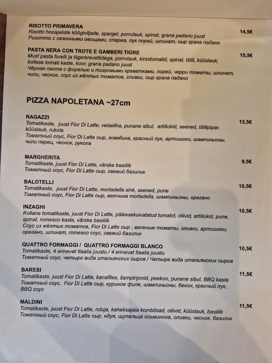 Menu Ciao Ragazzi Restoran-4