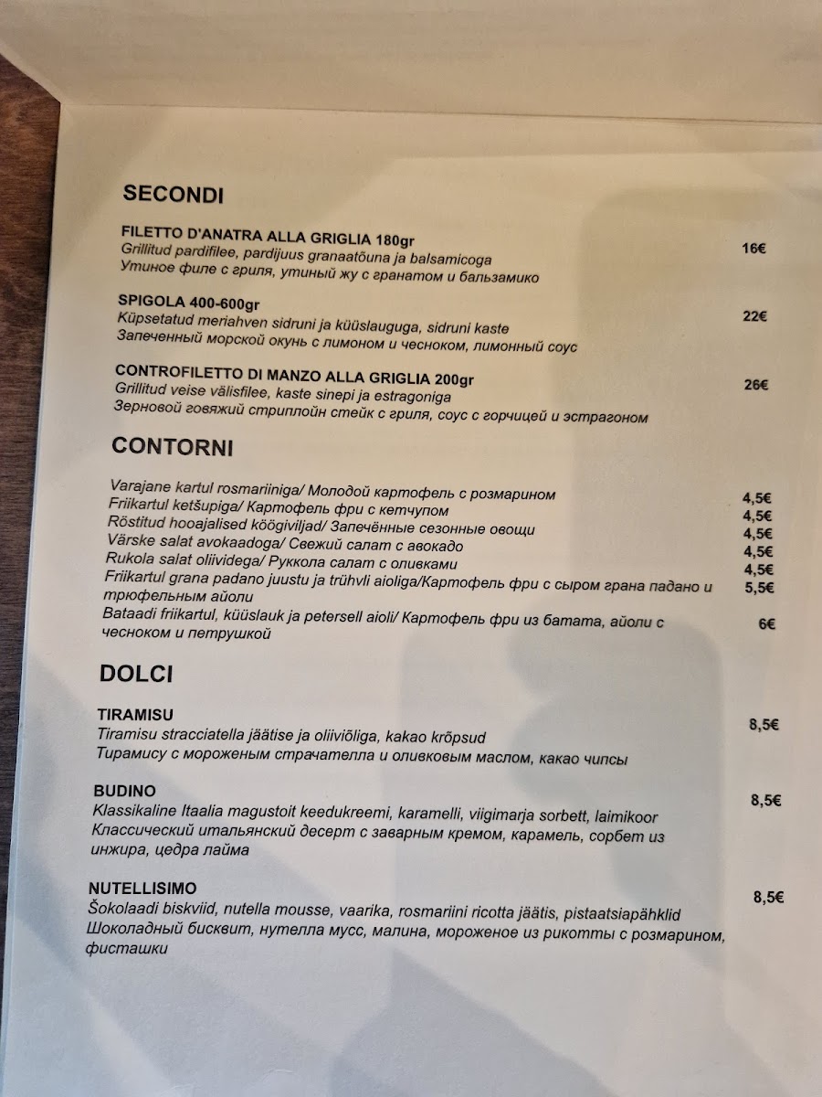 Menu Ciao Ragazzi Restoran-7
