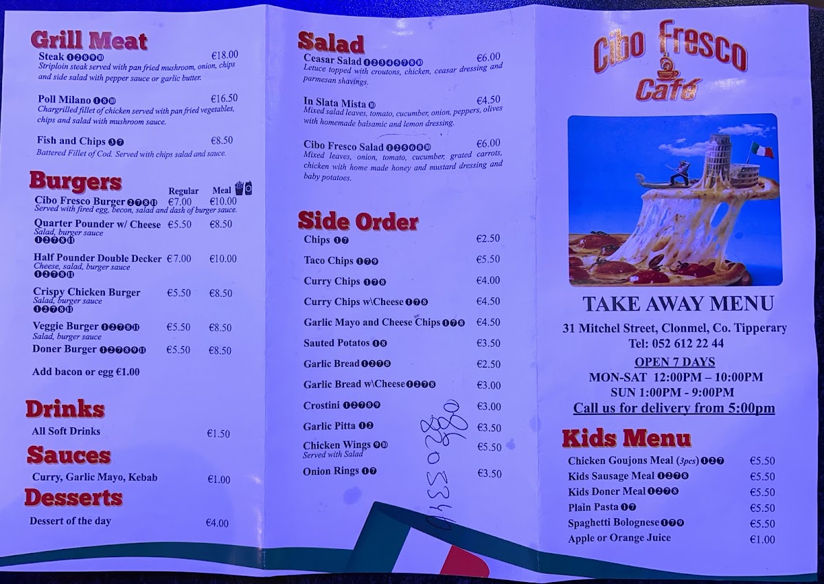 Menu Cibo Fresco-1