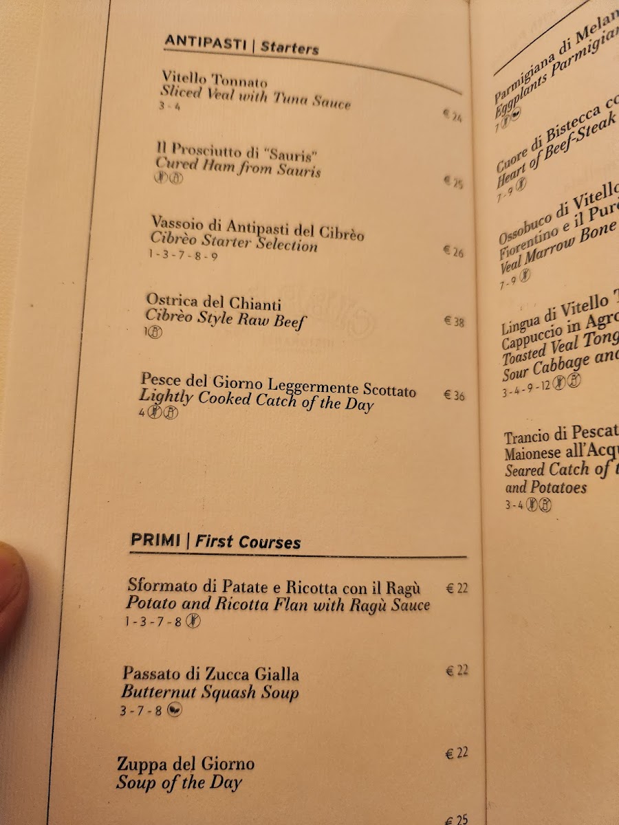 Menu Cibrèo Ristorante-8