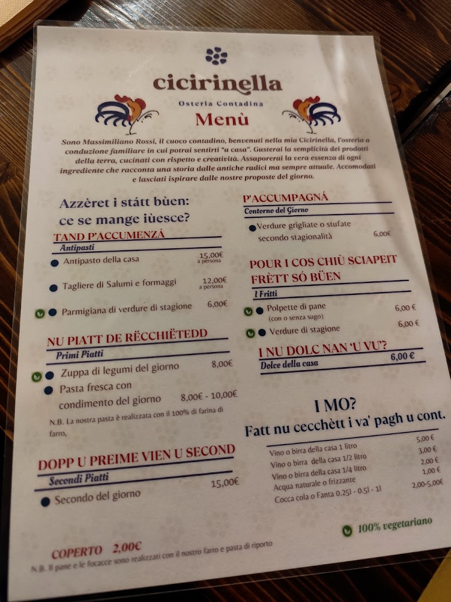 Menu Cicirinella Osteria Contadina-3